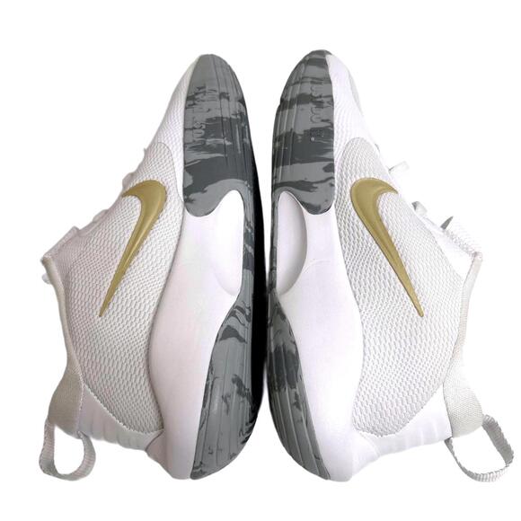 Nike IsoFly Sneakers "White / Metallic Gold" FN4384-100 Little Kid 12.5 | NEW 🎁 - Picture 3 of 8